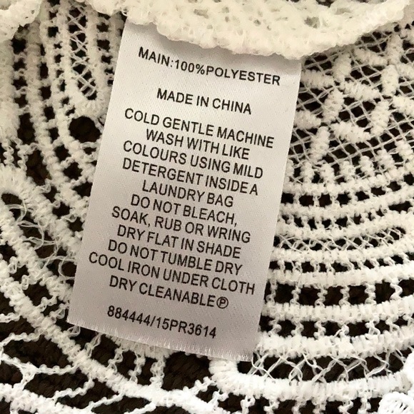 🔅host pick🔅SEED Bohemian Rhapsody lace top with high neckline Size 14 - Picture 8 of 9